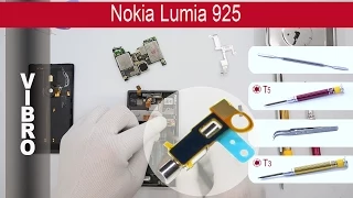 Как заменить 🔧 📱 Вибромотор Nokia Lumia 925 ( rm-892, rm-893, rm-910)