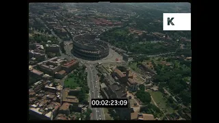 1970s Rome Aerials, Landmarks and Monuments, Italy 35mm