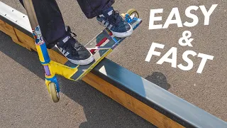 LEARN BOARDSLIDES ON A SCOOTER! (FOR BEGINNERS)