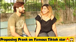 Proposing Prank on Famous Tiktok Star (Gone Romantic) | Adil Anwar