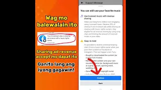 Your monitized video is sharing ad revenue with rigth music owner, ganito dapat ang gagawin mo