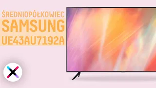 NIEWIELKI I DOBRY? 😏 | Test, recenzja telewizora Samsung UE43AU7192A