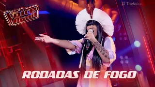Thaline Karajá canta ‘O Canto Da Cidade’ na Rodada de Fogo - ´The Voice Brasil´ | 9ª Temporada