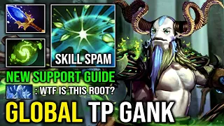 How to Global Gank Support NP 100% Unlimited Root No Need Boots 100% Full Aghanim Refresher Dota 2