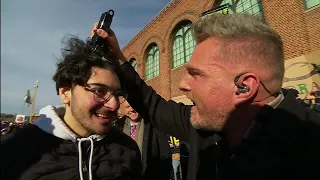 Pat McAfee shaves kickers head after missed field goal 😲 | College GameDay