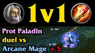 (DUEL) Prot Paladin vs Arcane Mage V.5 [ Mysticballss ] No. 84 #gaming #pvp #wow #duel #uriahheep