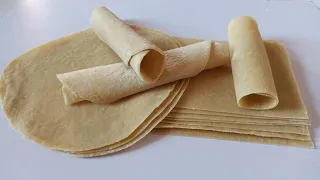 How to Make Egg Roll Wrappers