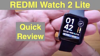 REDMI Watch 2 Lite Apple Watch Shaped 5ATM Waterproof BT5 GPS Global Smartwatch: Quick Overview