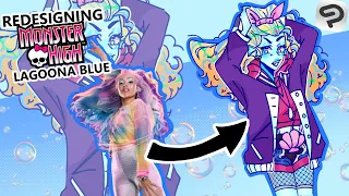 Redesigning Monster High the movie lagoona🍉 || Speedpaint🌊