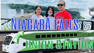 How to go to NIAGARA FALLS  from UNION STATION by TRAIN or  BUS