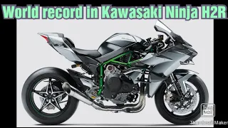 Kawasaki World Record Super Bike  Ninja H2R 400 km/h in 26 sec #shorts