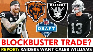 REPORT: Raiders Want Caleb Williams? Bears BLOCKBUSTER NFL Draft Trades For #1 Pick Ft. Maxx Crosby