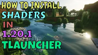 How to Install Shaders in Tlauncher 1.20.4 Minecraft | Tlauncher shaders installation with Error fix