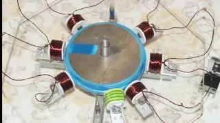 Самодельный электромагнитный двигатель Radial Solenoid Engine