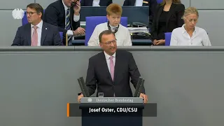 "Das lassen wir Ihnen nicht durchgehen!" - Josef Oster über Nancy Faeser im Bundestag
