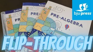 BJU *NEW* Pre-Algebra Flip Through