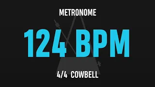 124 BPM 4/4 - Best Metronome (Cowbell)