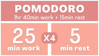 Técnica Pomodoro 25/5 - Pomodoro Timer