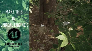 Photorealistic jungle scene in Unreal Engine 5 I Simple and Easy Level Design!!