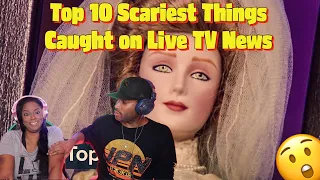 Top 10 Scariest Things Caught on Live TV News | Asia and BJ React