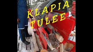 Hakkipilke 43 prolla klapien tekoa/making firewood | GoPro Hero 8