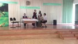 спектакль "Мещанин во Дворянстве" 9 "Б" класс