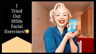 I Tried Out 1950s Facial Exercises 😂 | Vintage Life