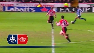 Eric Cantona's sublime FA Cup lob v Sheffield United (1995) | From The Archive