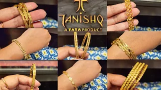 Tanishq New Gold Bangle Collection💫✨|| Latest 22KT Set of 4, Set of 2 & Single Gold Bangle Design💫❤️