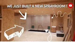 BRAND NEW CUSTOM BUILT SPRAY BOOTH for our Graco Airless sprayers - EP#1