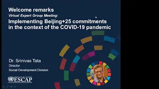 Virtual EGM: Implementing Beijing+25 Commitments in the Context of the COVID-19 Pandemic