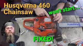 Husqvarna 460 Rancher Won't Start-Fixed!