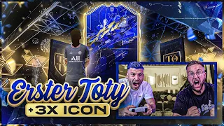 OMG! Erster TOTY + 3x ICON im PACK 🎆😱 Die Komplette ESKALATION !! FIFA 22