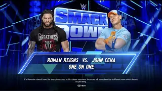 Undisputed WWE Universal Title Tournament - Roman Reigns vs John Cena - 2nd Quarter Final Match