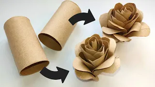 DIY Gorgeous Roses ♻️ | Toilet Paper Rolls Craft | Create Something Beautiful for Your Home