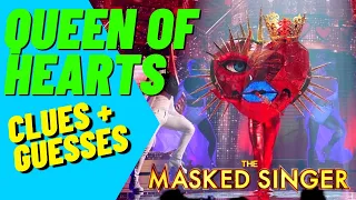 Queen of Hearts Clues and Guesses - Masked Singer - Episode 5