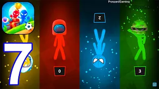 Stickman Party 1 2 3 4 MiniGames - Gameplay Walkthrough Part 7 Tournament Mode Random Games Stick