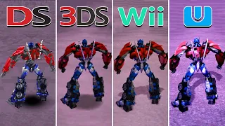 Transformers Prime – The Game (2012) DS vs 3DS vs Wii vs Wii U [Which One is better?]