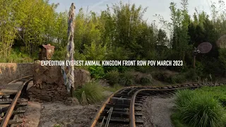Expedition Everest Disney Animal Kingdom Front Row POV 4k