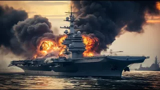 JUST NOW! Russia's most expensive Aircraft Carrier was blown up in the Black Sea by Ukrainian forces