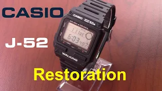 1988 Casio J-52 Walking Watch Restoration