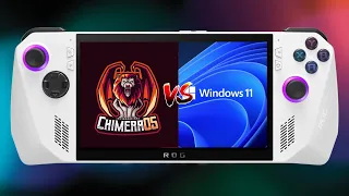 ChimeraOS vs Windows 11 | Rog Ally Ryzen Z1 Extreme