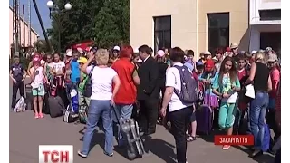 На відпочинок до Закарпаття приїхали дітей з Луганщини та Донеччини