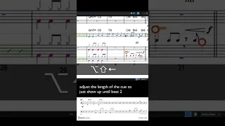 Dorico Drum Cues #short #shorts