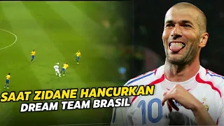 “Saat Para Maestro Sepakbola Bertemu”Inilah Hari Dimana Saat Zidane Menari di Depan DreamTeam Brasil