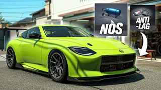 Installing NOS, Anti-Lag & Customization on a NEW Nissan 400Z! - Gran Turismo 7