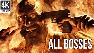 Resident Evil 7 - All Boss Fights / All Bosses & Ending (No Damage, Madhouse Difficulty) [4K 60FPS]