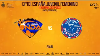 #CDEJuvenilBM - Femenino - Final | Handbol Onda : Montequinto Proín Ciudad de Dos Hermanas