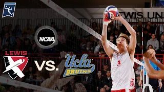 Lewis Flyers vs. UCLA Bruins | NCAA Volleyball 2024