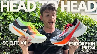 Saucony Endorphin Pro 4 vs. New Balance SC Elite v4 | The Best Super Shoe for Beginners in 2024?